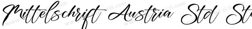 Mittelschrift Austria Std Standard字体转换